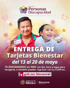 Inicia Bienestar entrega de tarjetas de la Pensión de Discapacidad en Michoacán